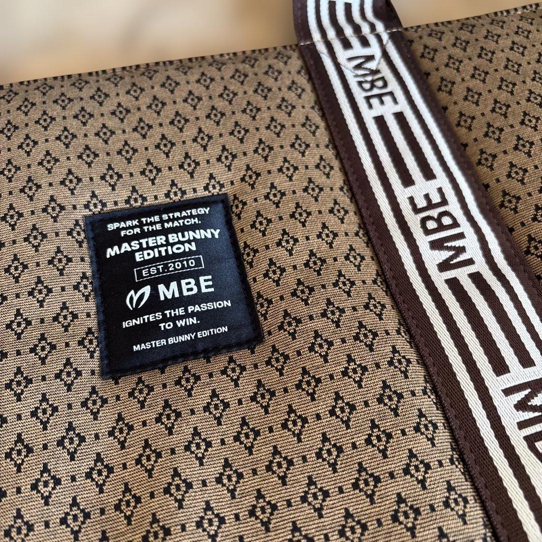 マスターバニートートバッグ ダイヤ柄・ジャガード ロッカーバック　トート　★茶