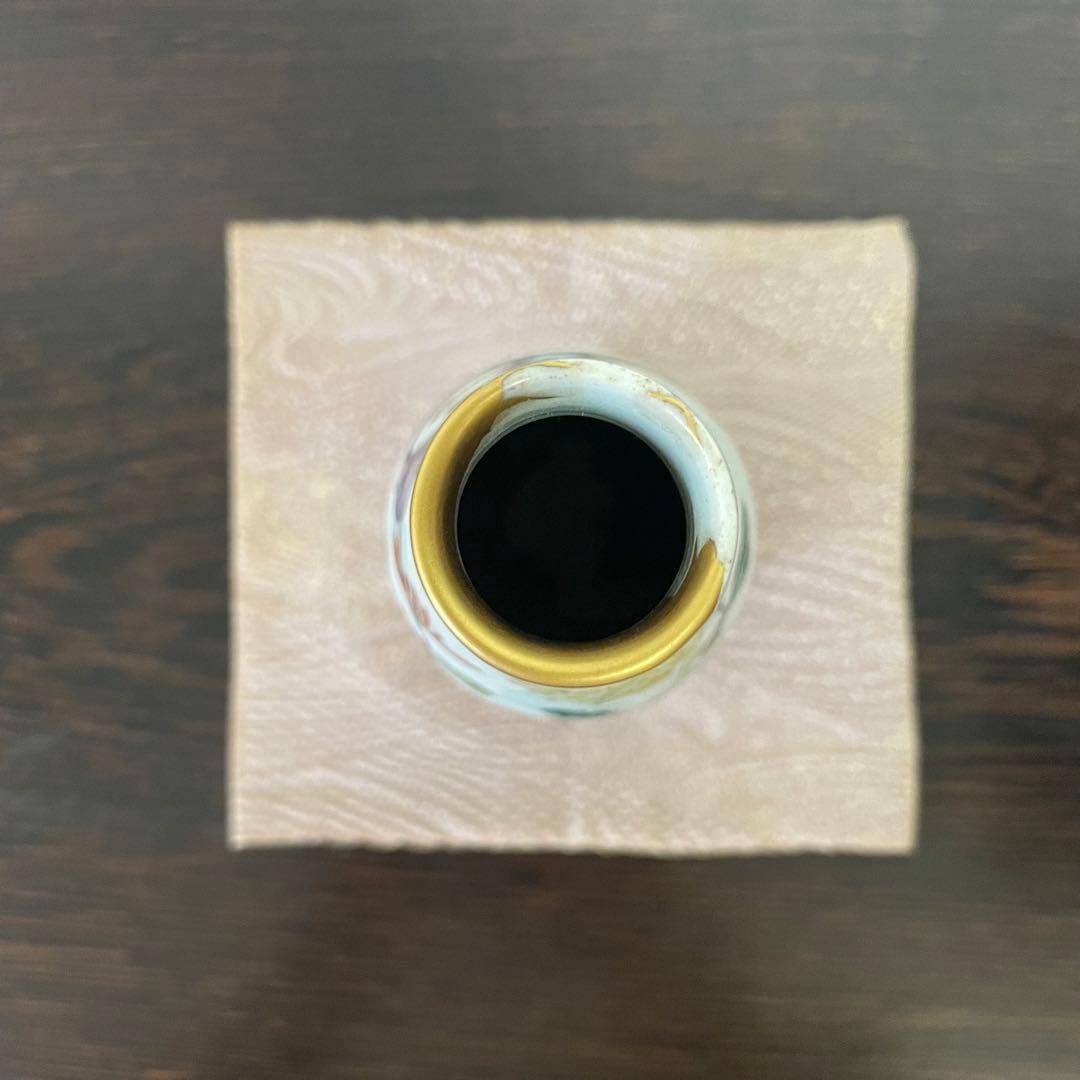 薩摩焼 平佐 色絵 徳利 とっくり 花生 花入 花器 花瓶