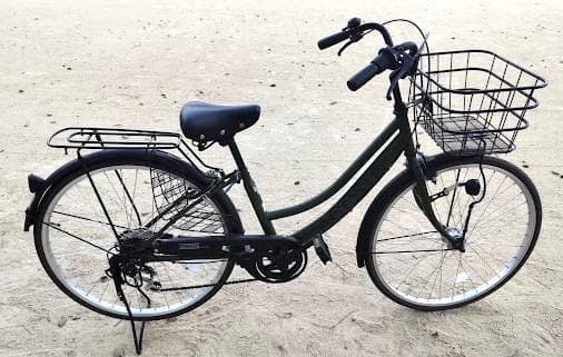 5段変速の26インチ自転車