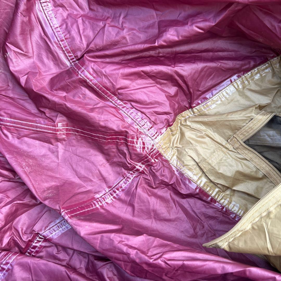 ドームスクリーンタープ/380 バーガンディ　付属品完備　コールマン