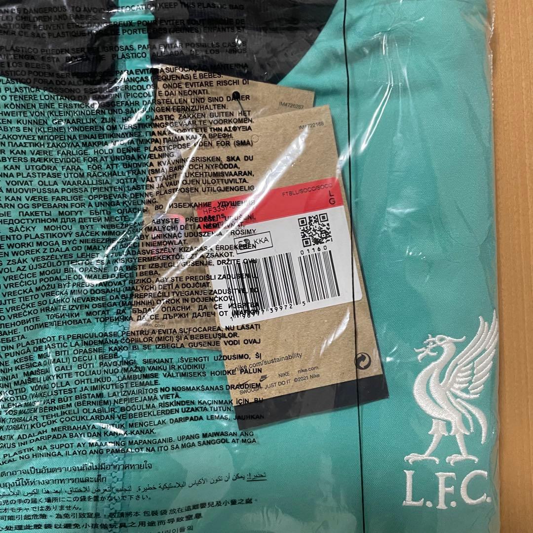 【新品未使用タグ付き✨】リバプール　アンセムジャケット　Lサイズ　グリーン