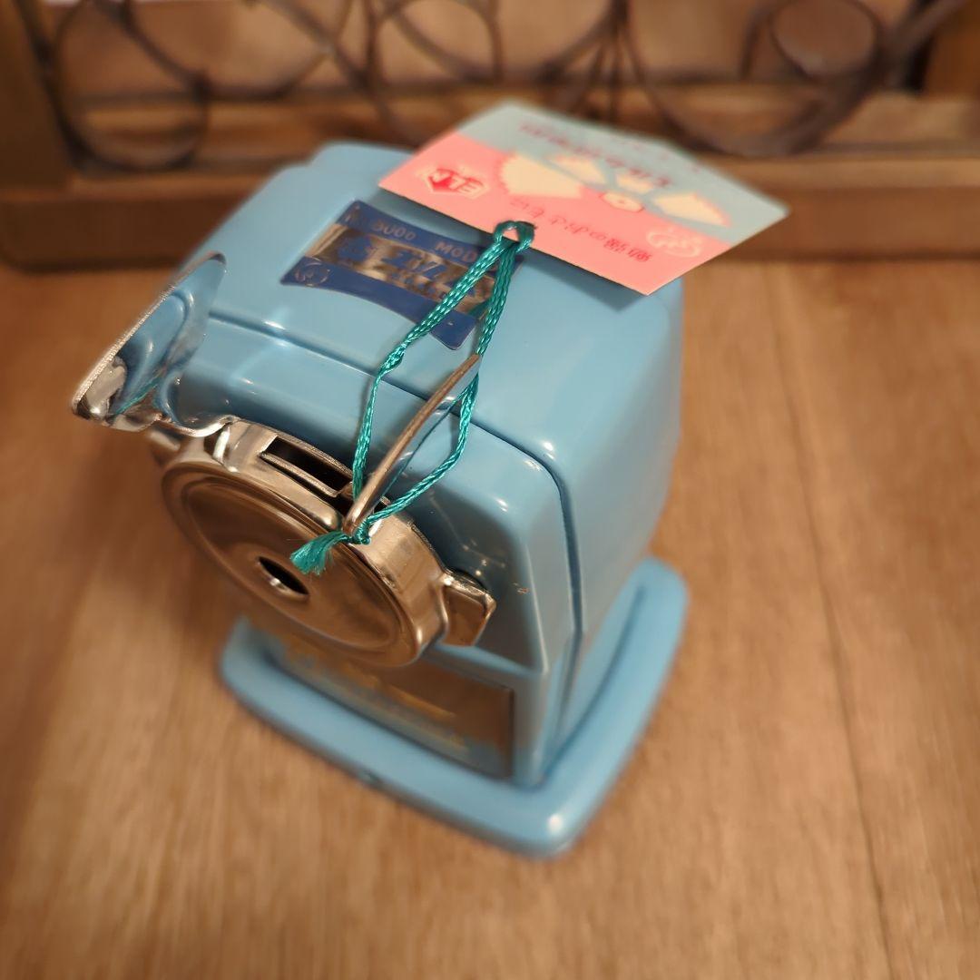 エルム⚪鉛筆削り⚪空色【新品●未使用品】【アンティーク】【希少】