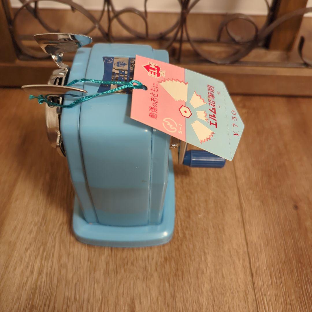 エルム⚪鉛筆削り⚪空色【新品●未使用品】【アンティーク】【希少】