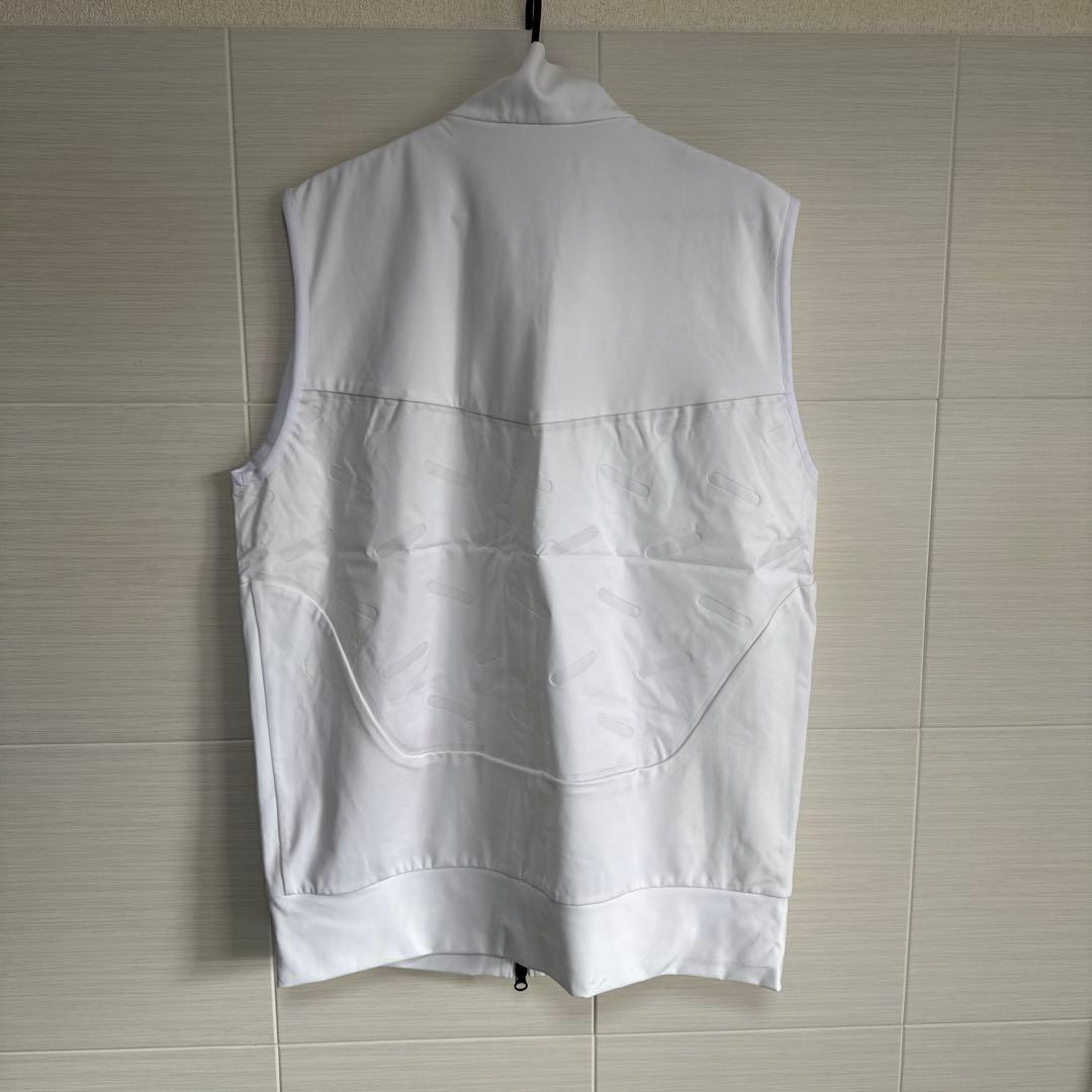 BREATH THERMO　防寒ベスト（ホワイト）エアー注入システム　防風/発熱
