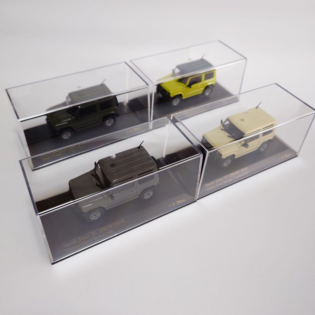 CAR-NEL スズキ ジムニー JB64W ミニカー 1/43 4色セット