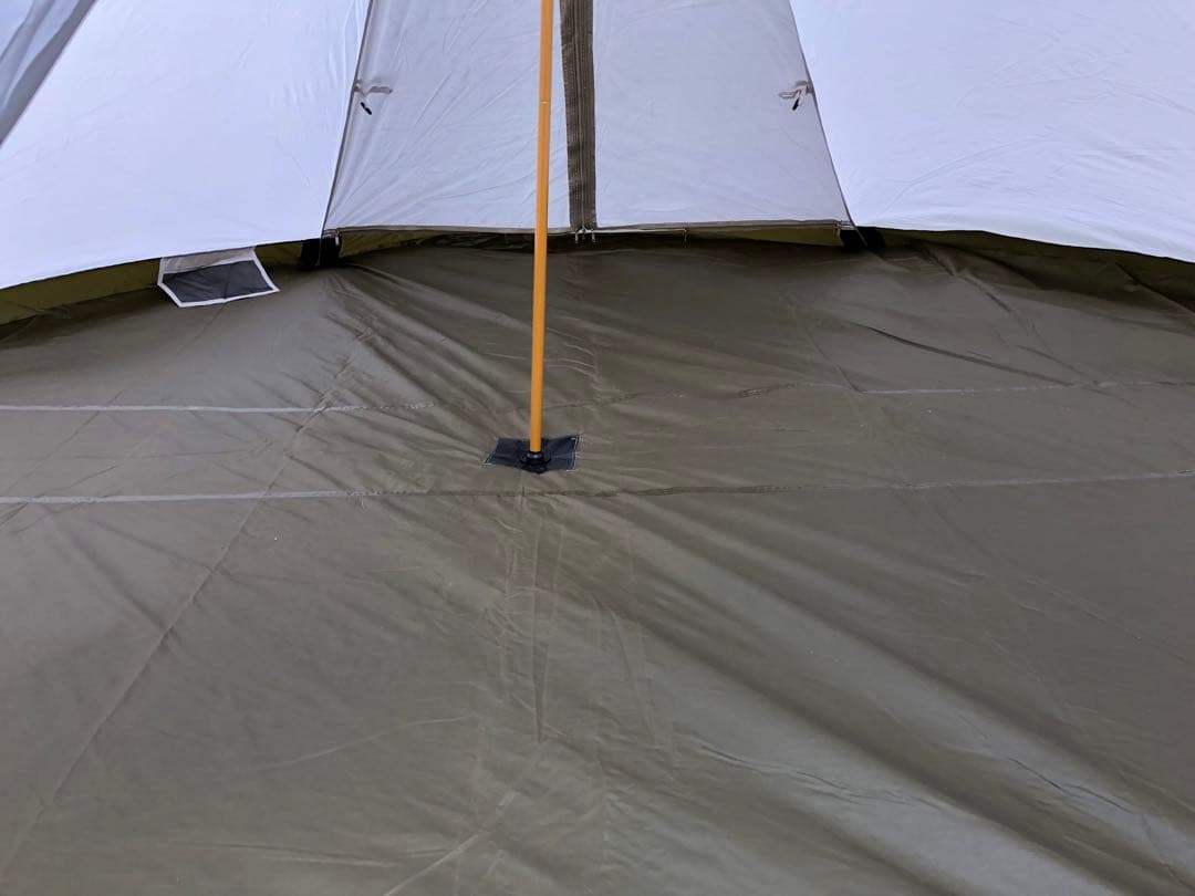 ロゴスTradcanvas Tepee&タープ350-BJ マット&シート付き