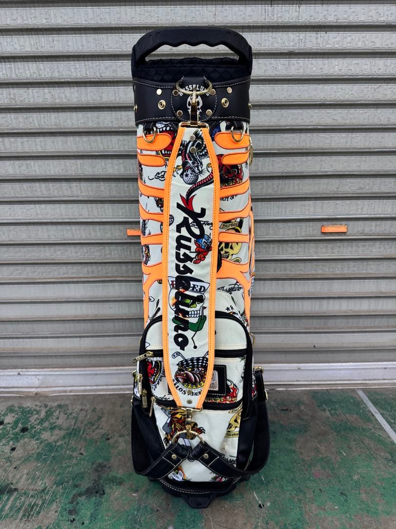 超希少モデル！ ラッセルノ ×エド・ハーディー コラボ キャディバッグ 美品