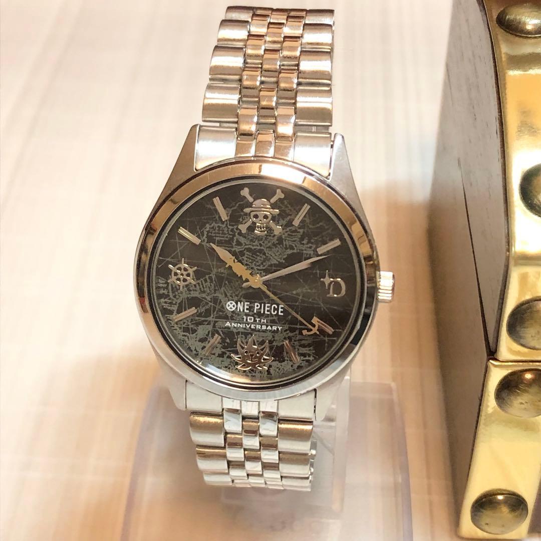 【稼働品】【美品】ONE PIECE ワンピース10周年記念　公式ウォッチ　箱付