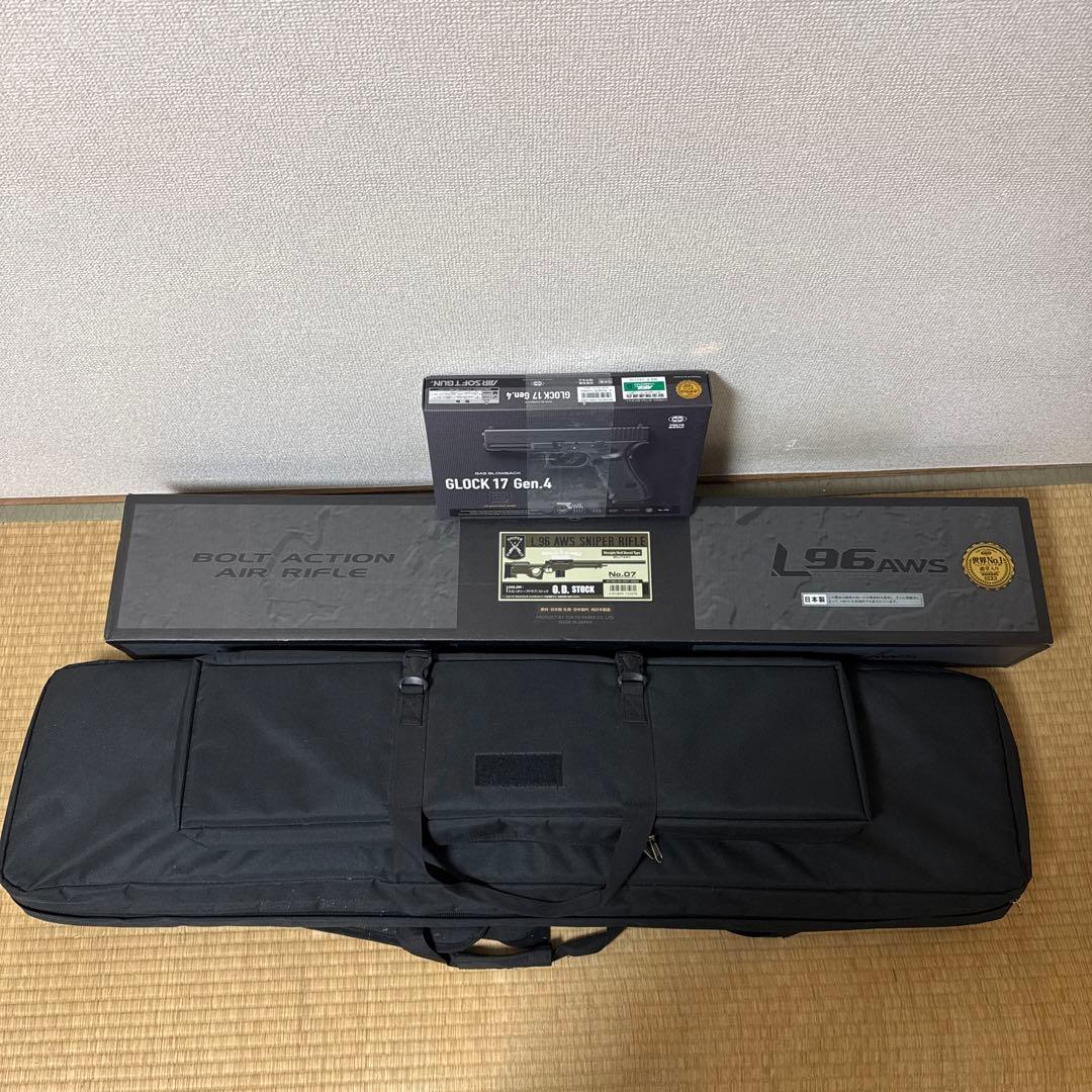 まとめ売り　　L96 AWS（o.dストック）　& グロック17 Gen.4