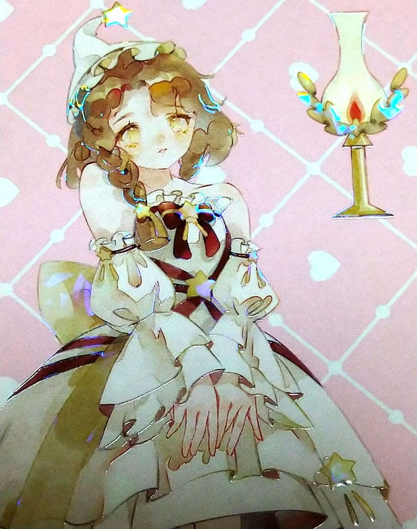 J826＃舞动(贝壳光)田小宝的星空切り売り海外人物マステ女の子