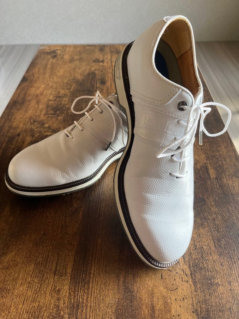 FJ ドライブジョイ プレミアパッカード LACED 26.5cm Ｗ　ホワイト