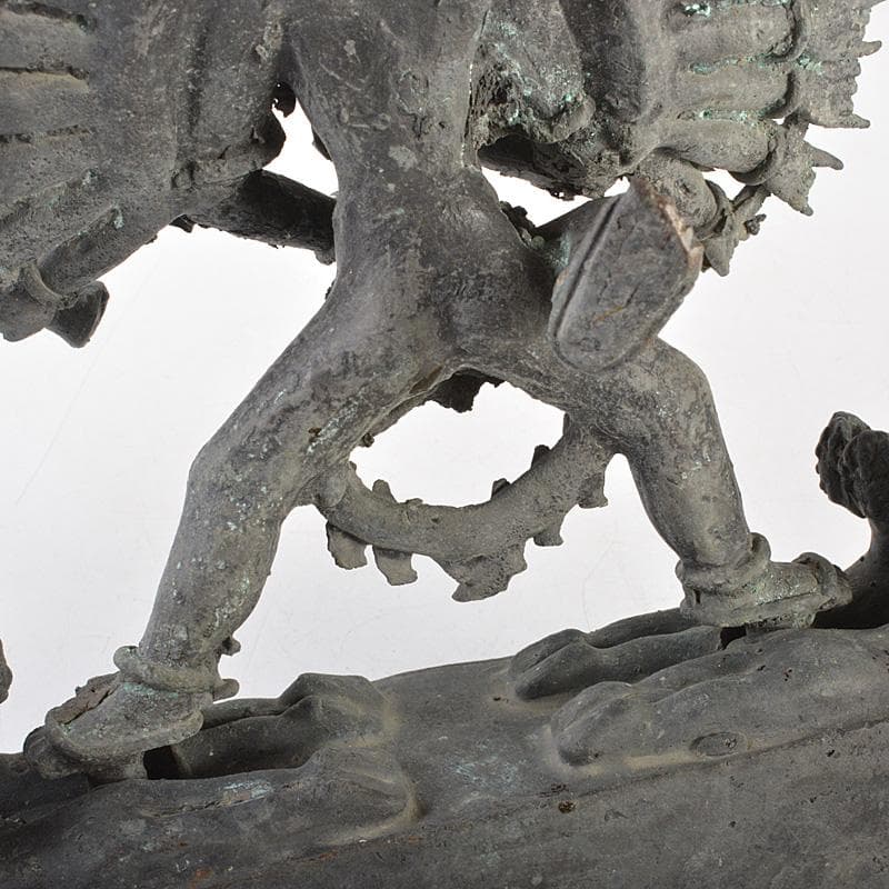 バリ島　インドネシア　青銅　ガルーダ像　置物　M　R7328