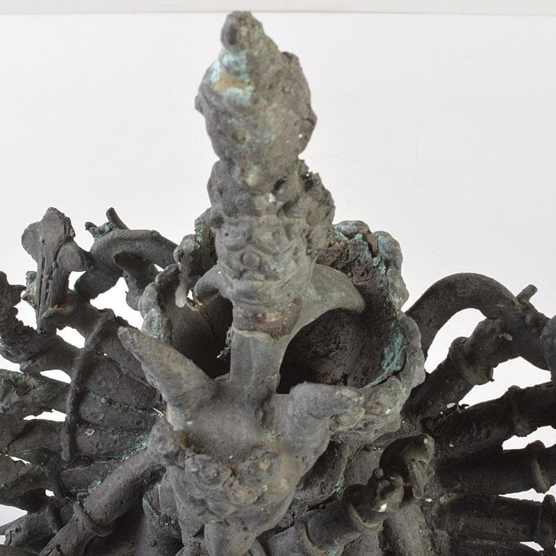 バリ島　インドネシア　青銅　ガルーダ像　置物　M　R7328