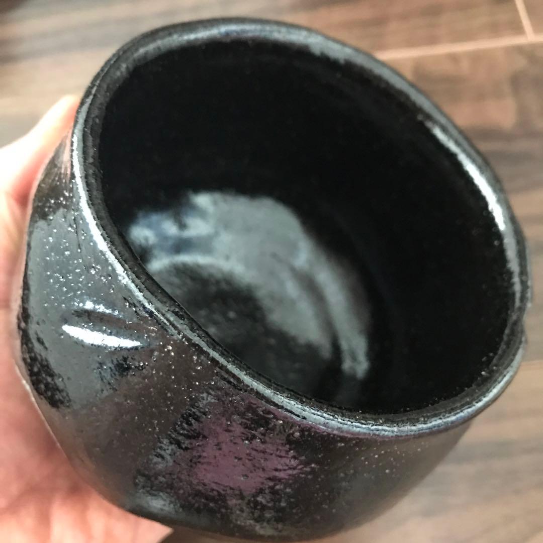 別作九代大樋長左衛門造 箱裏鵬雲斎書付 黒 銘「雪」