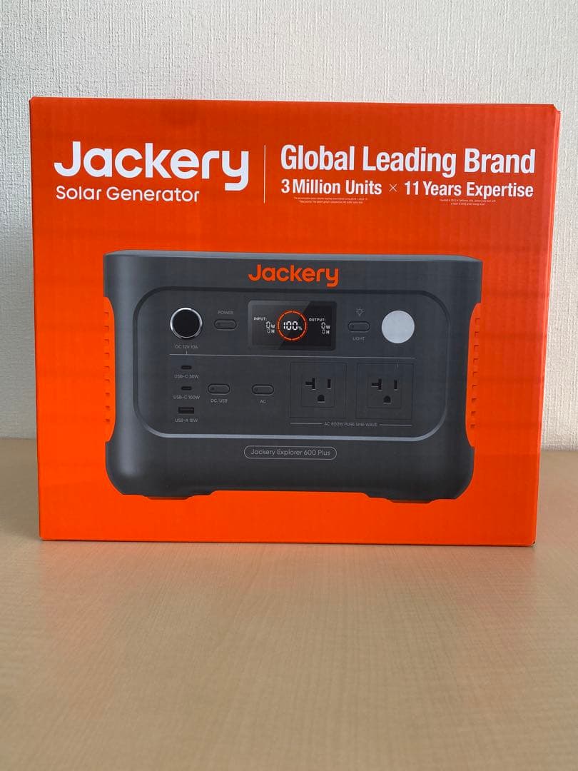 【新品未使用】Jackery Explorer 600 Plus ポータブル電源