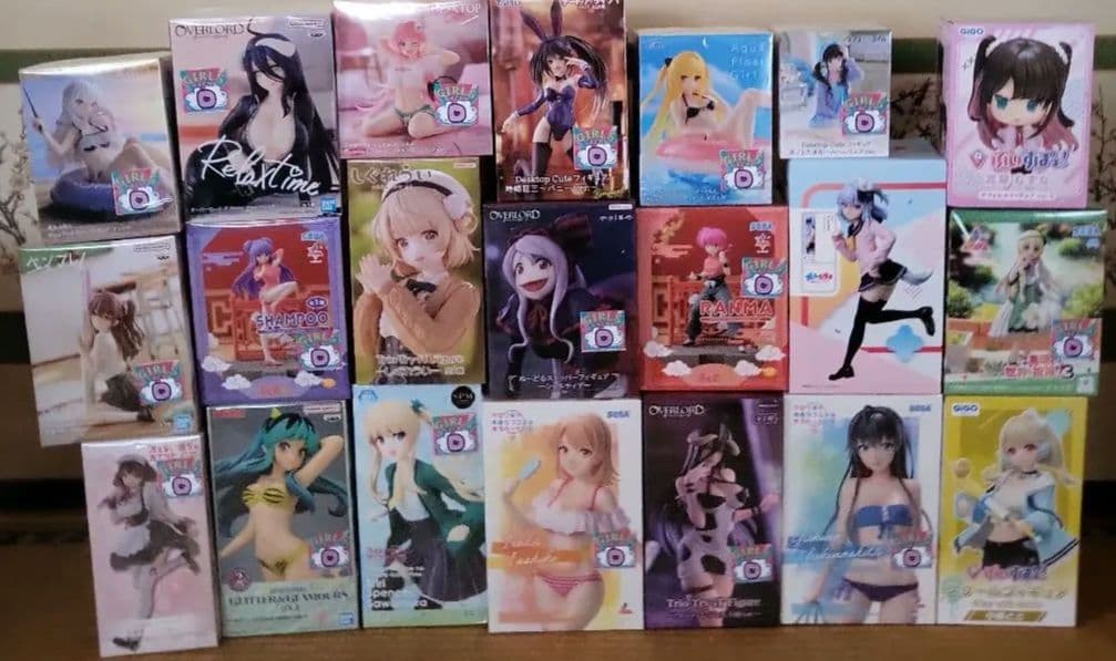 美少女　フィギュア　まとめ売り　アルベド ラム　らんま　金色の闇