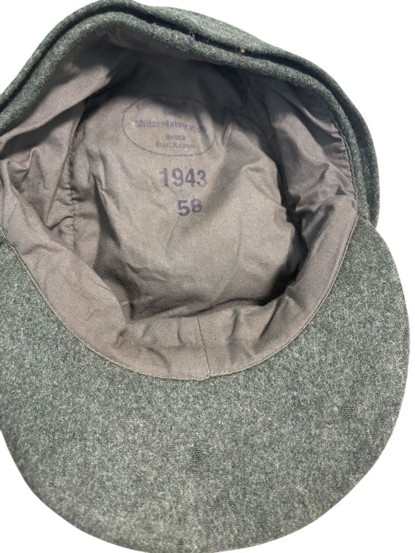 M43フィールドグレー規格帽(陸軍用) 陸軍・将校用(WH Officer)