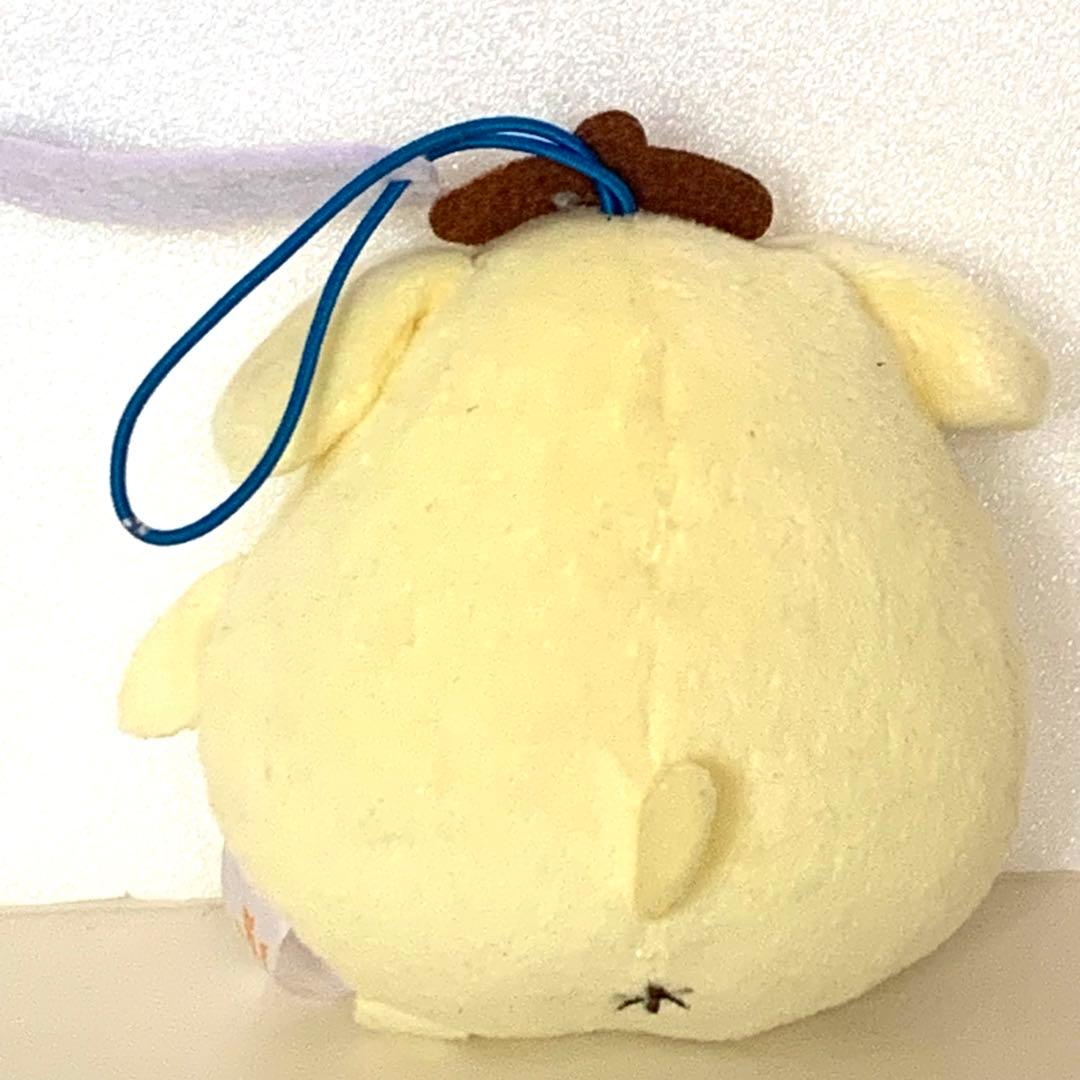 ポムポムプリン　甘かわデザイン　マスコット　ぬいぐるみ　ホルダー　涙　ごめんね