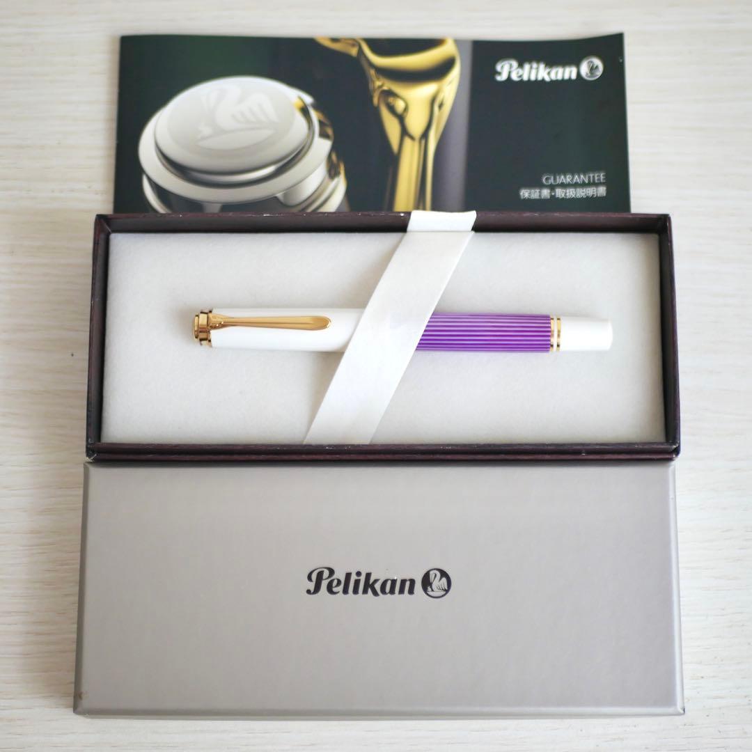 ペリカン スーベレーンM600バイオレット/ホワイト 万年筆　2019年限定品