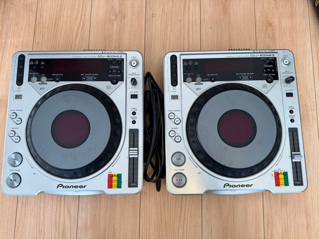 【Pioneer CDJ-800MK2 2台セット】