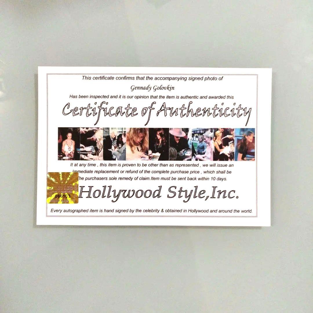 ゲンナジー・ゴロフキン直筆サイン入り特大写真…オリンピックボクシング銀メダリスト
