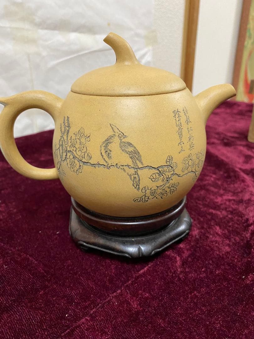 段泥 急須 唐物 光緒年製 茶道具單孔