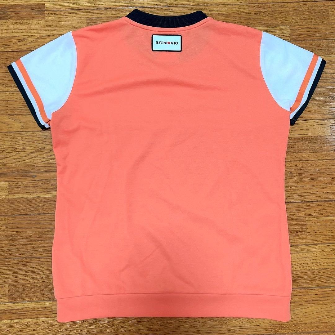 アルチビオarchivio 半袖　シャツ　オレンジ