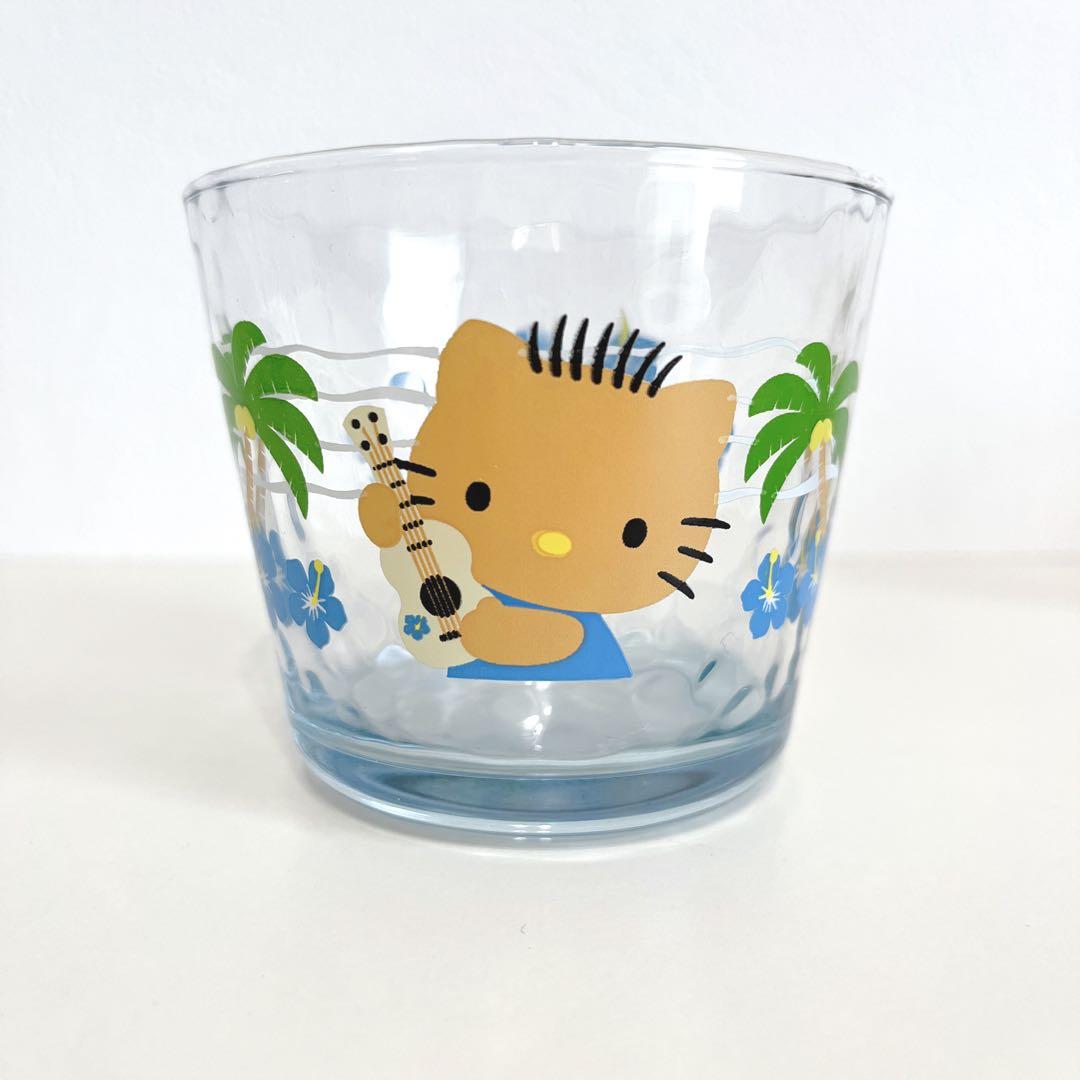 未使用 Sanrio サンリオ 日焼け キティ ダニエル ペアグラス 2002年