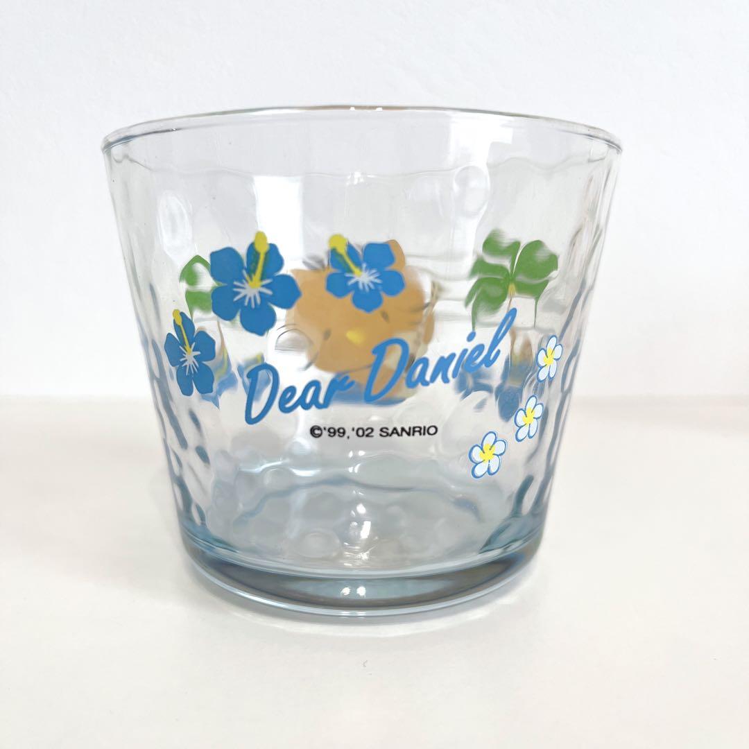 未使用 Sanrio サンリオ 日焼け キティ ダニエル ペアグラス 2002年