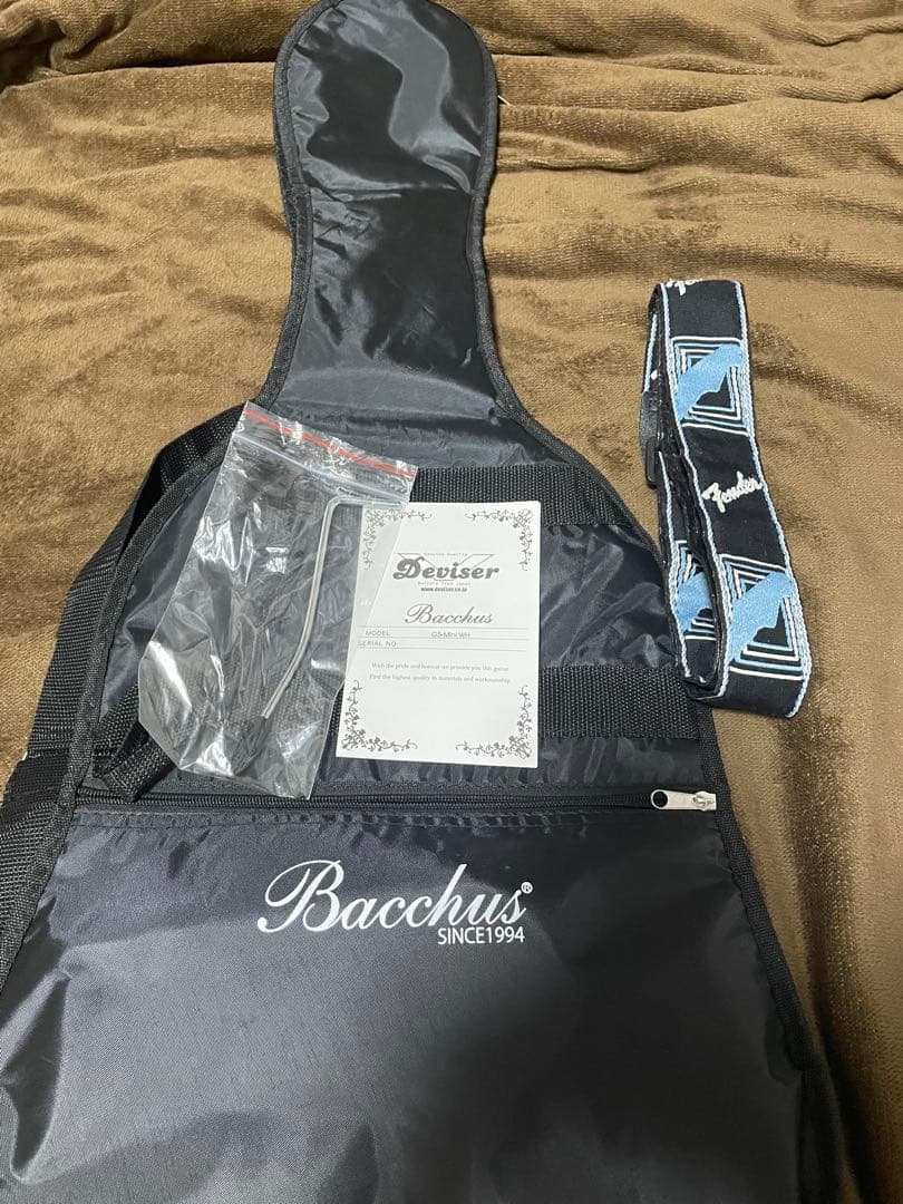 ミニエレキギター Bacchus GS-Mini ストラトキャスター アーム付