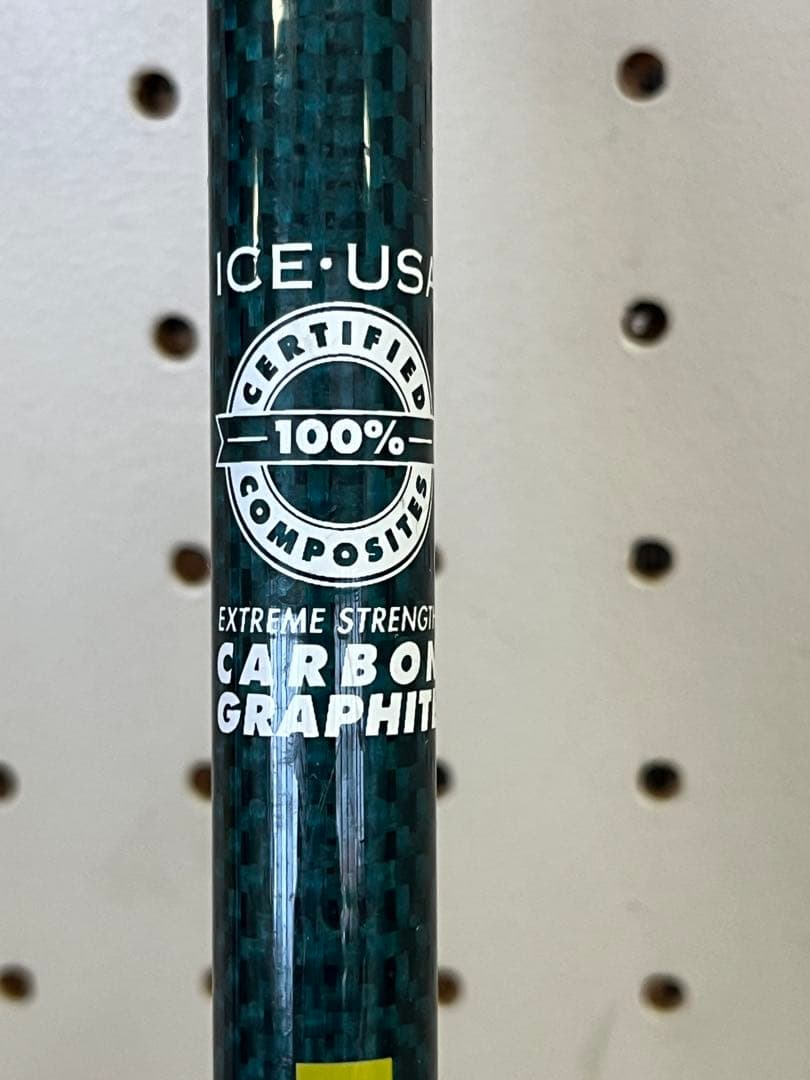 【訳あり】ICE USA コバルトコンプ カーボングラファイト スキー ストック
