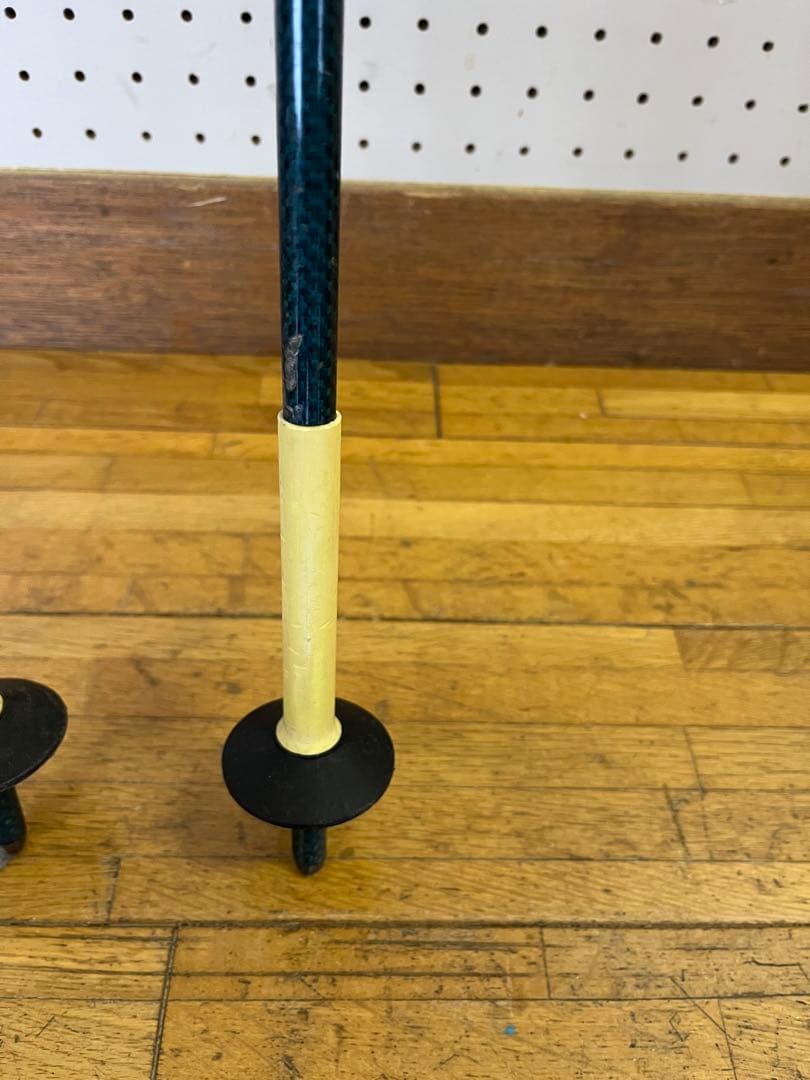 【訳あり】ICE USA コバルトコンプ カーボングラファイト スキー ストック