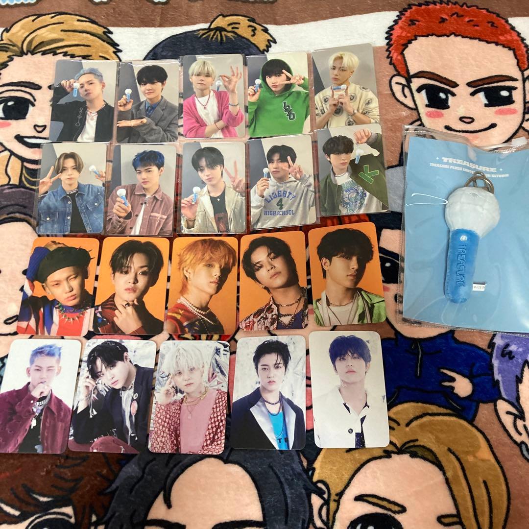 treasure ペンライト キーリング トレカ