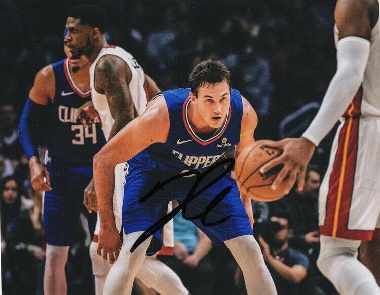 直筆サイン入り写真 ダニーロ・ガリナリ ロサンゼルス・クリッパーズ SA鑑定済