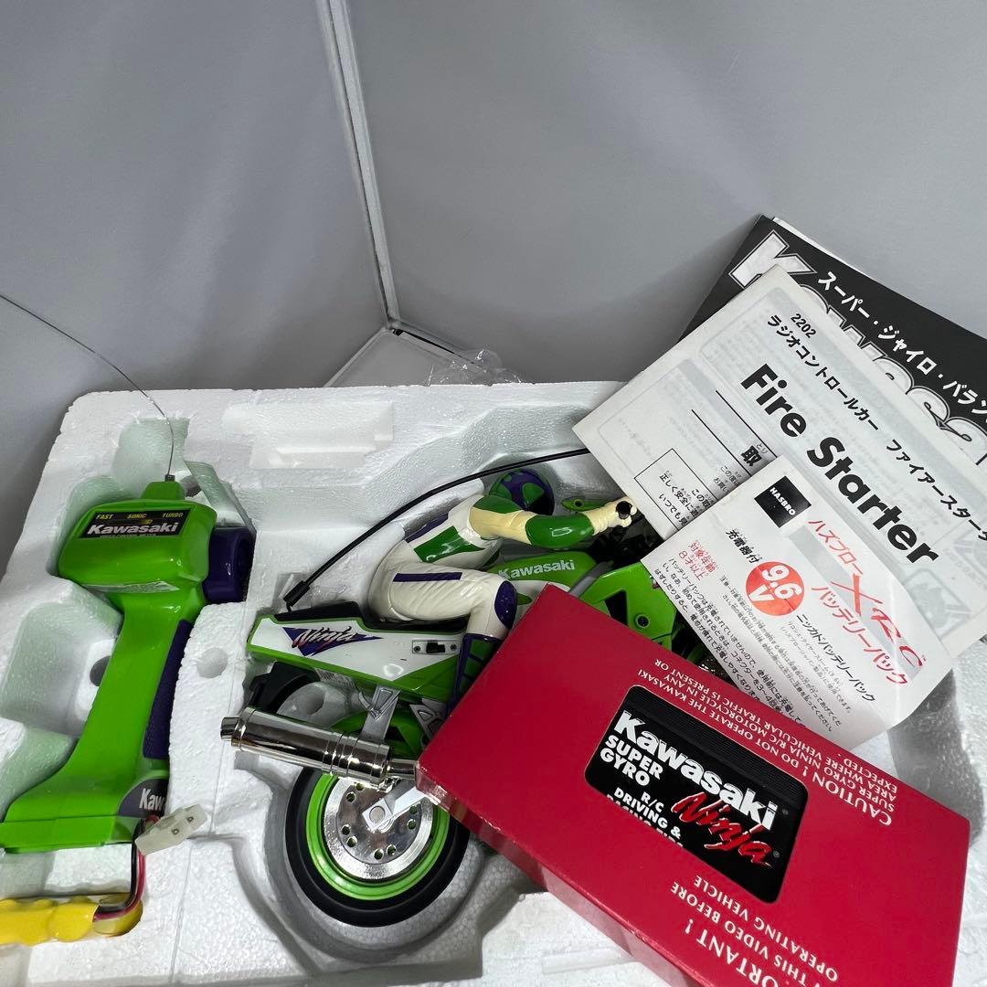 動作確認済 Kawasaki Ninja RCバイク スーパージャイロ ラジコン