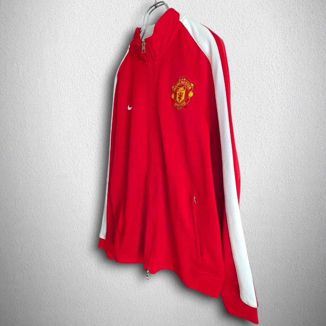 古着　Nike　トラックジャケット　マンチェスター・ユナイテッド　メンズ　2XL