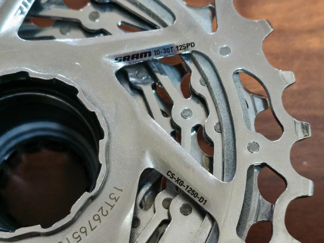 SRAM XG-1250 カセットスプロケット 12S 10-30T