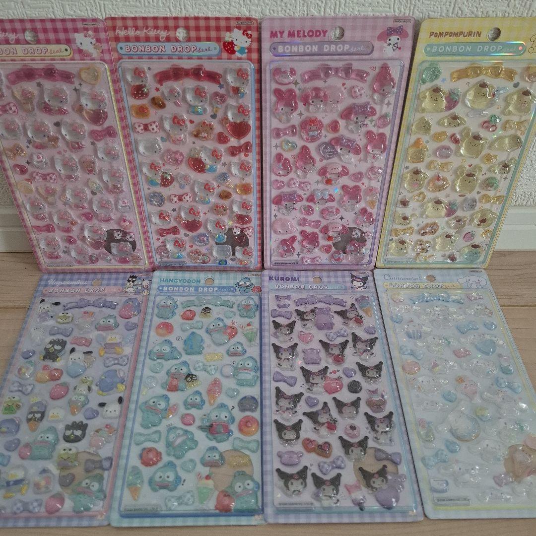 【正規品】 サンリオ ボンボンドロップシール 第2弾 全種セット コンプリート