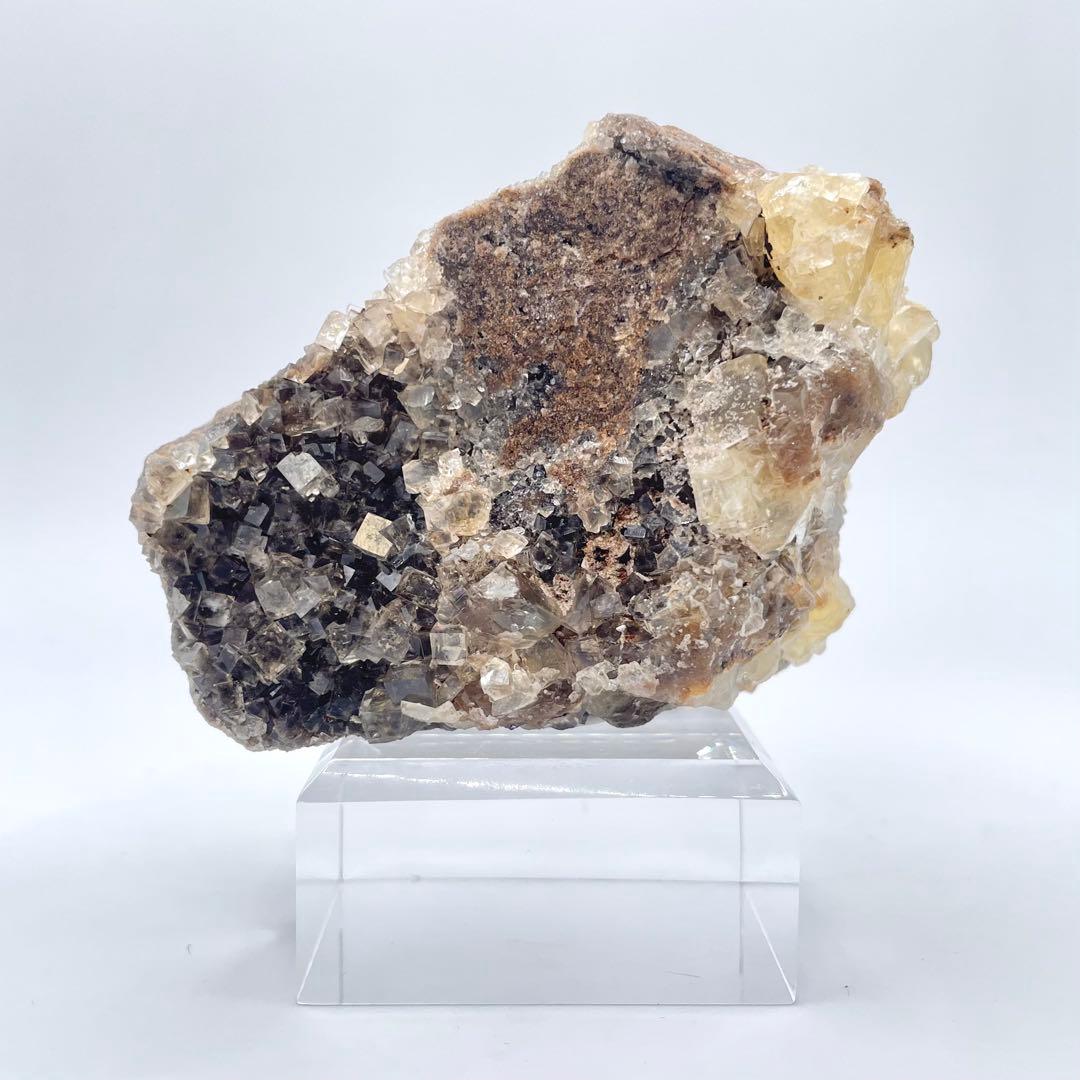 バナチ UK Wet Grooves鉱山産 フローライト(蛍石) 鉱物標本