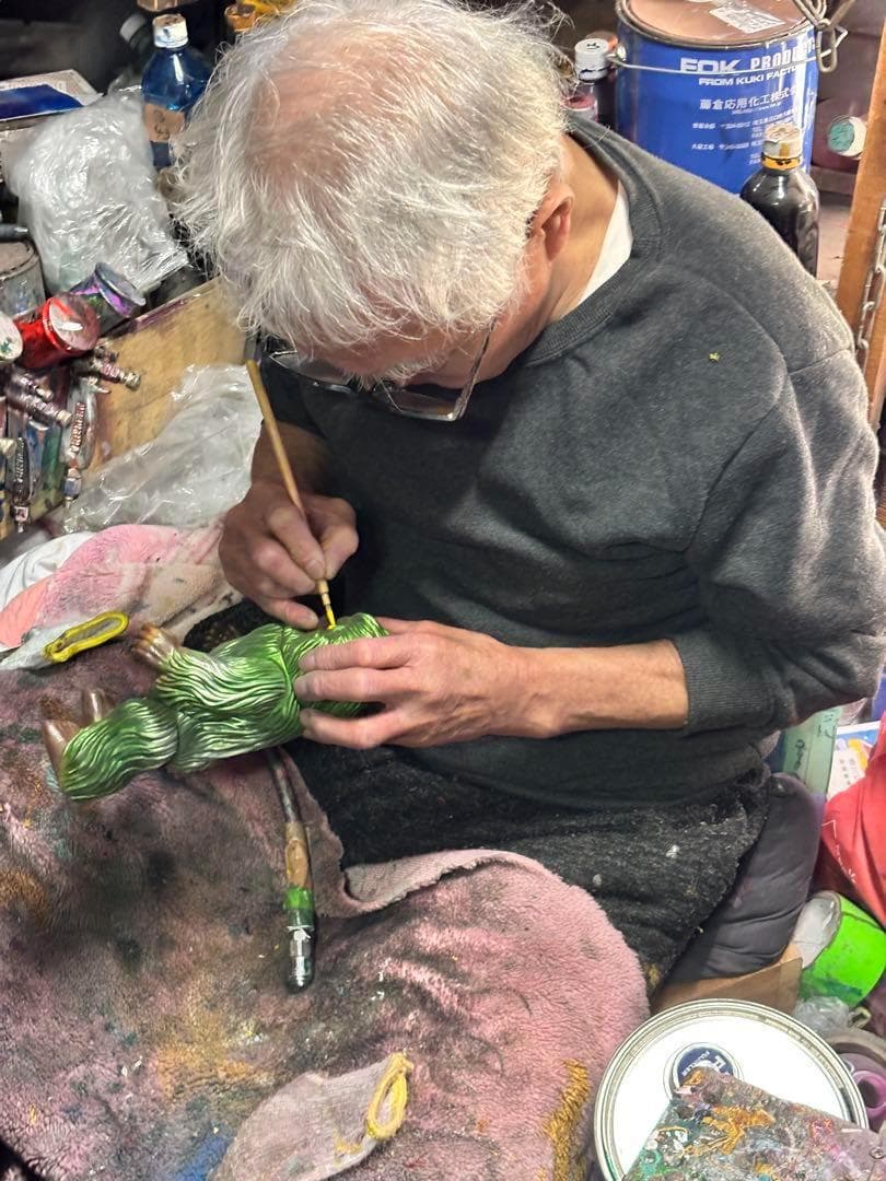 M1号 ウー ソフビ カスタム　後藤彩色所塗装ver ウルトラマン /マルサン