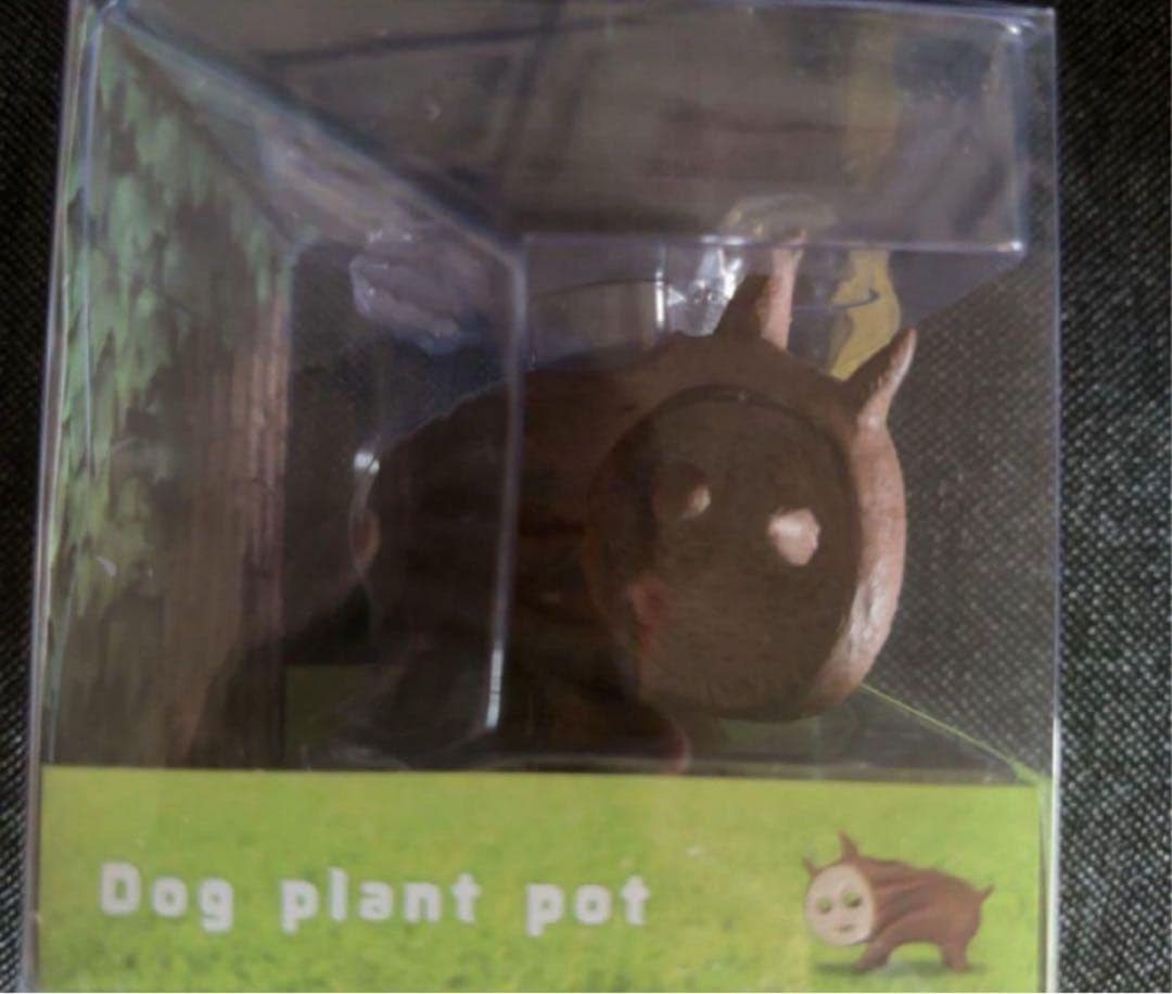 岡本太郎 ポリストーン製 フィギュア 塗装済 完成品 犬の植木鉢