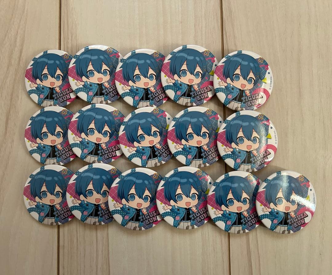 AMPTAK×COLORS ちぐさくん ランダム缶バッジ16個セット