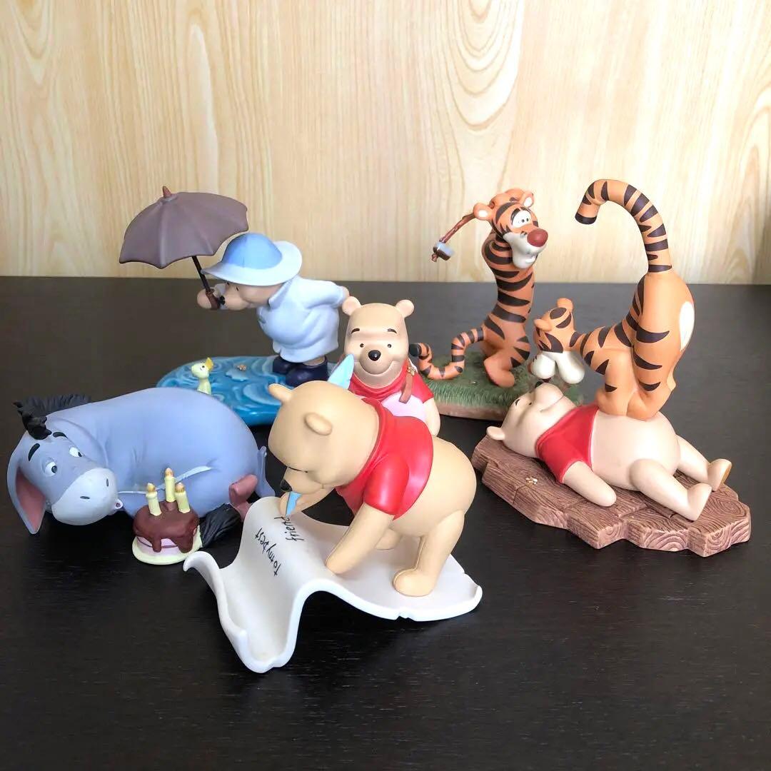 ディズニー　プーさん　陶器製　フィギュア　セット