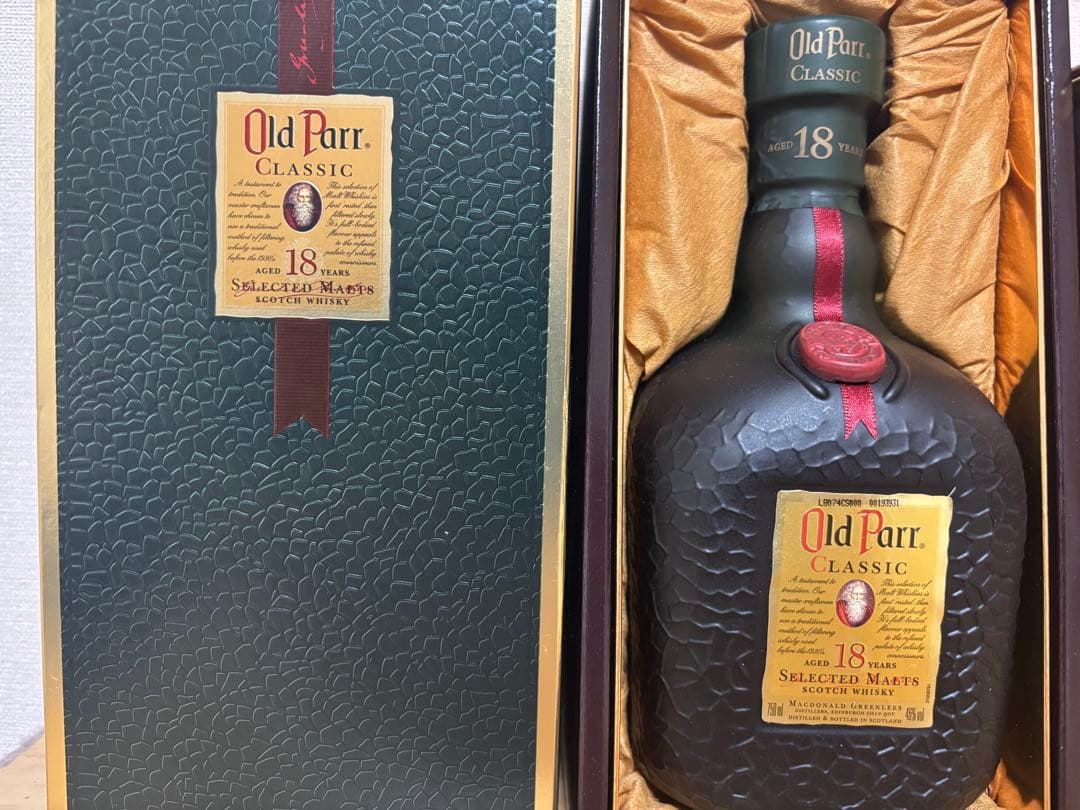 Old Parr 18年 & 12年 3本飲み比べセット　750ml