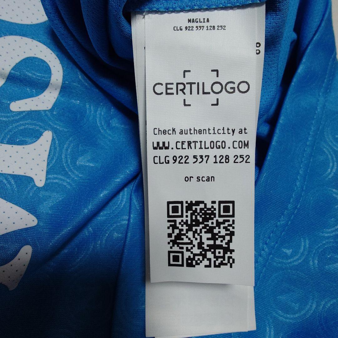 【希少】シメオネ 直筆サイン入りユニ セリエA SSCナポリ