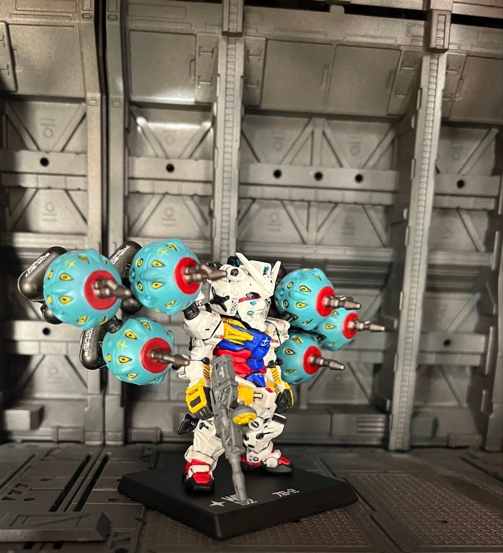 ガンダムコンバージ　白いガンダム　フルビット　加工　リペイント