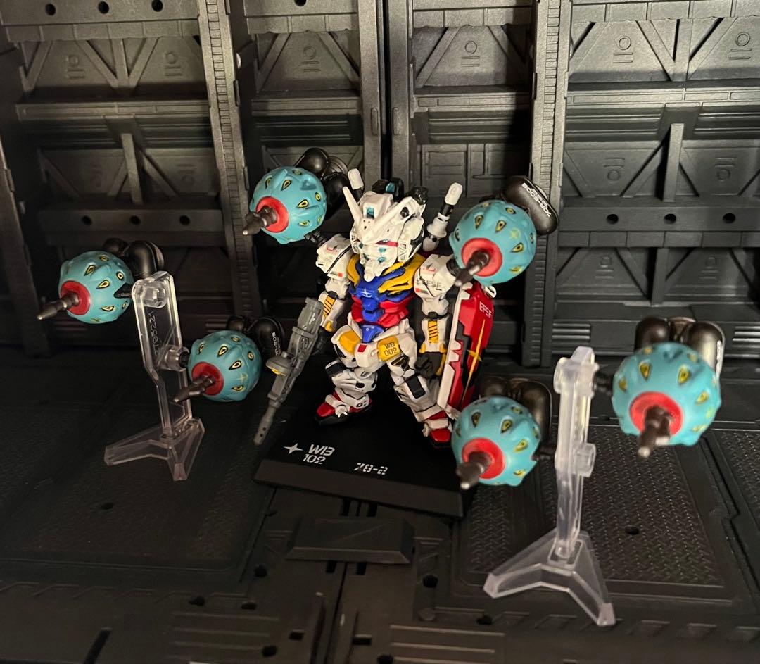 ガンダムコンバージ　白いガンダム　フルビット　加工　リペイント