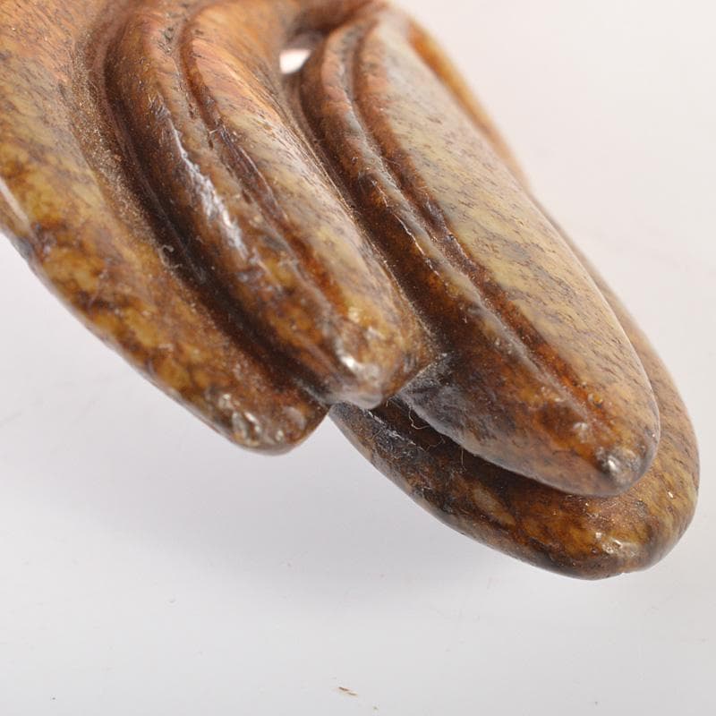 中国　玉石寿山石彫刻　果実　置物　C　R6808E