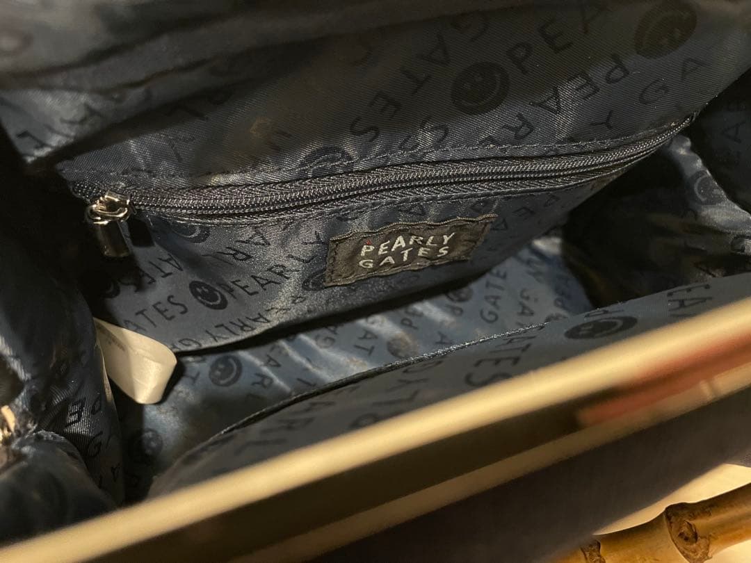 PEARLY GATES ネイビー ハンドバッグ