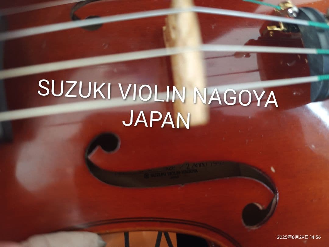 SUZUKI バイオリンとデザインケース付き詳しくは写真ご覧ください